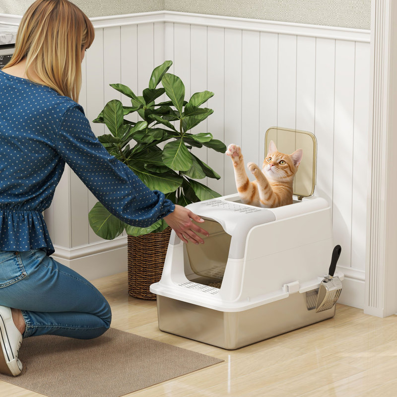Stainless Steel, ABS, PP Litter Box