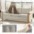 Terren 81" W Linen Striped Sofa -350112748
