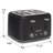 Kenmore 4 Slice Toaster, Matte Black and Grey, Dual Controls