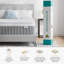 Matelas hybride à gel moyen 8 po / 10 po / 12 po, à ressorts dans une boîte, certifié OEKO-TEX®-115200949-115200944