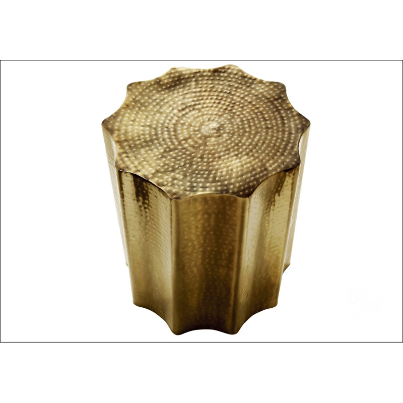 Drum Table, Gold