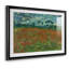 Champ avec coquelicots-Vincent van Gogh-Reproduction encadrée avec passe-partout et verre-1889-832132873-832132876-832132872