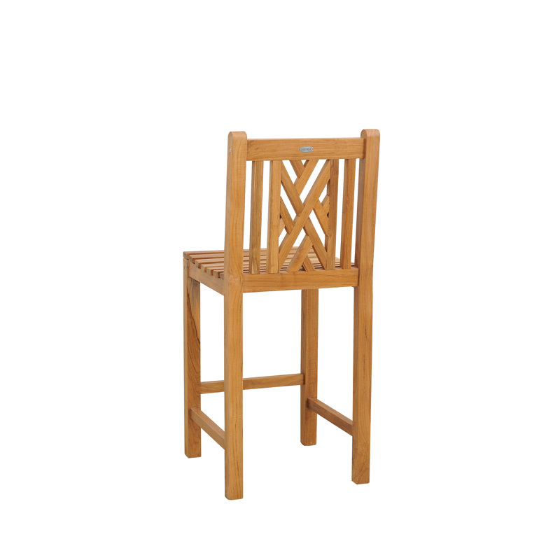 Outdoor Teak Bar Stool
