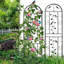 Cadmoin 210cm H x 50cm W Metal Lattice Panel Trellis