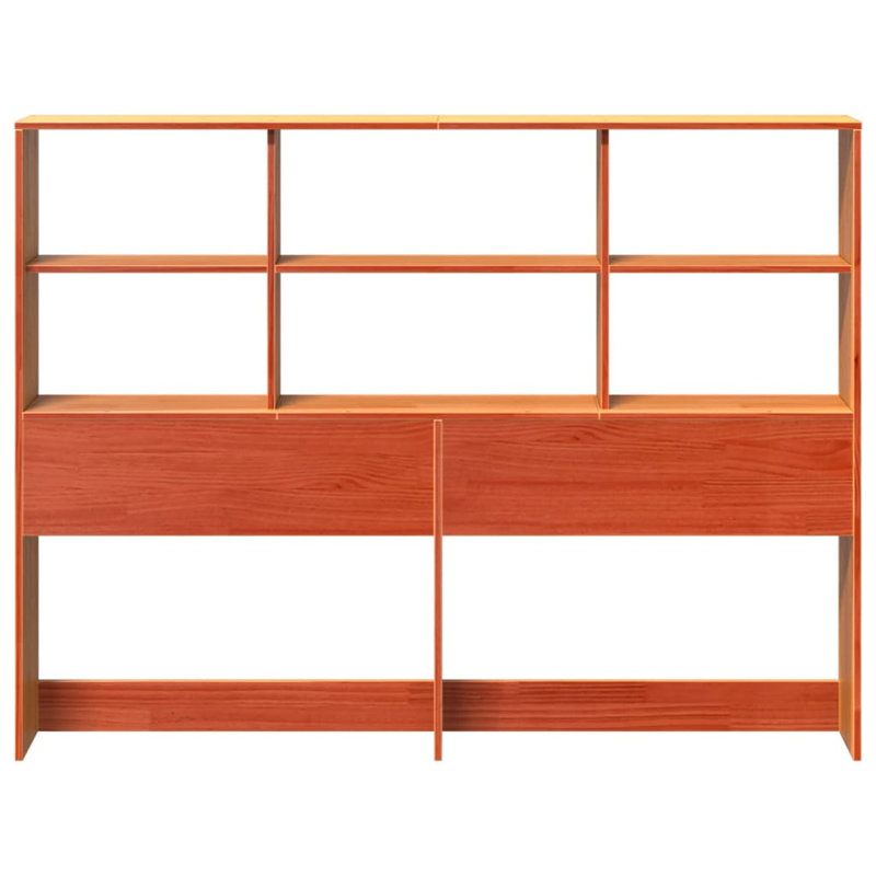 Headboard, 110cm H x 150cm W x 23cm D, Wax Brown