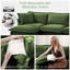  Canapé en chenille 3 places - Sièges profonds, accoudoirs souples et gros coussins - Housse pour salon / appartement-415223403