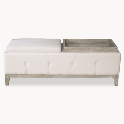 Makson 132cm Wide Rectangle Standard Ottoman