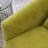 360-Degree Swivel Upholstered Armchair with Accent Pillow-359017596