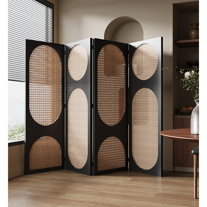 Nouveau paravent en épinette de style chinois, H 78,78 po x l 94,49 po x P 1,57 po