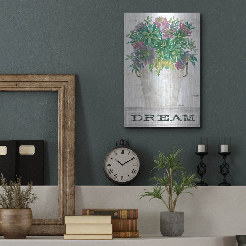 «Dream Succulents» par Cindy Jacobs, H 16 po x l 12 po