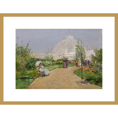 Horticulture Building World's Columbian Exposition Chicago by Childe Hassam -Framed Giclee Print