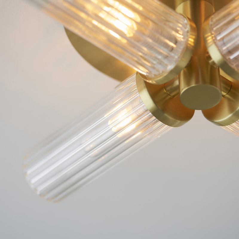 Ewelina Ash 4-Light Semi Flush Mount