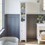 Armoire de rangement étroite pour salle de bain 67 po