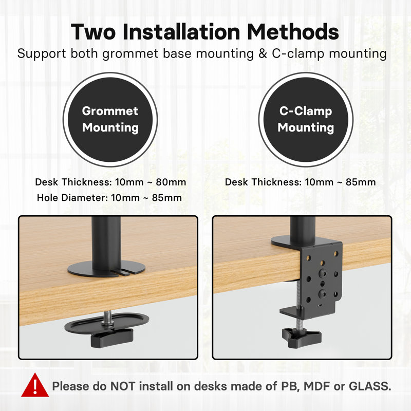 Symple Stuff Multi-Screen Desktop Mount