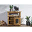 Railway Solid Wood 80cm W 3 - Drawer Chest of Drawers-41159427