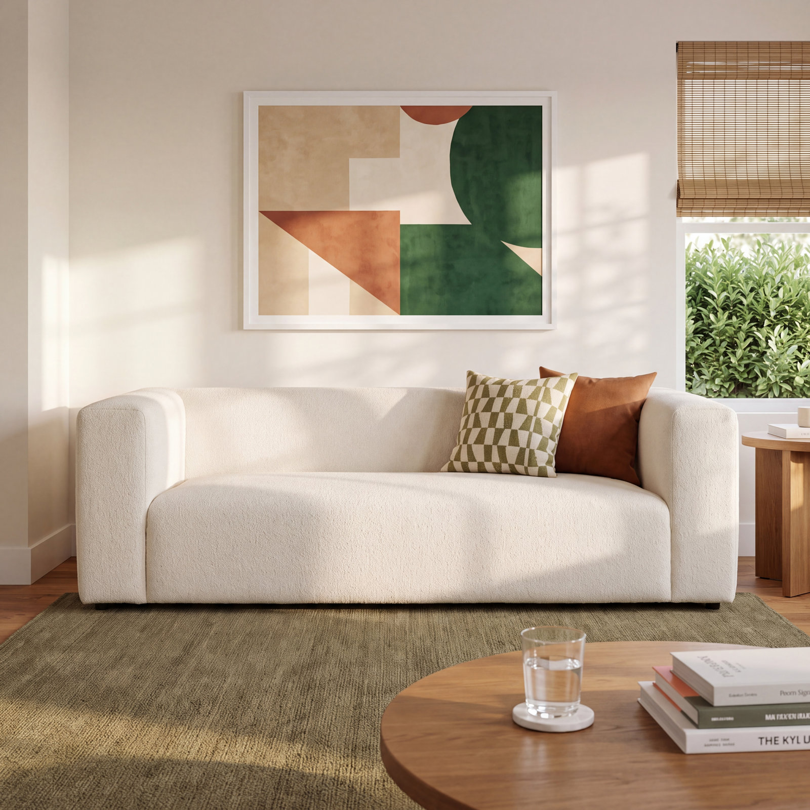Cayson 89" Sofa, Fayette Cloud