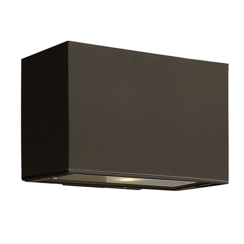 Atlantis 2-Light Outdoor Flush Mount, Bronze