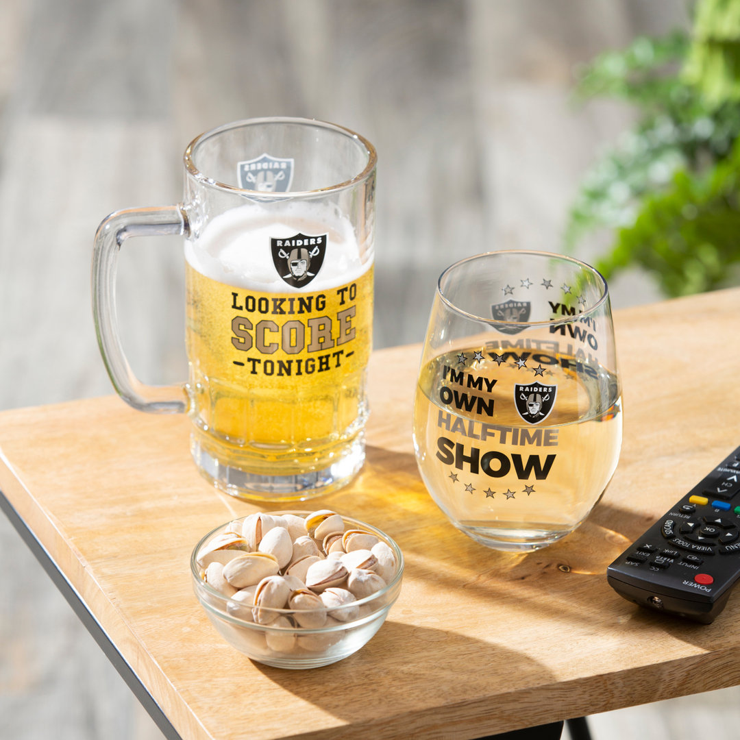 Glass Set Evergreen Enterprises, Inc NFL