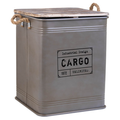 Williston Forge Iron Decorative Basket