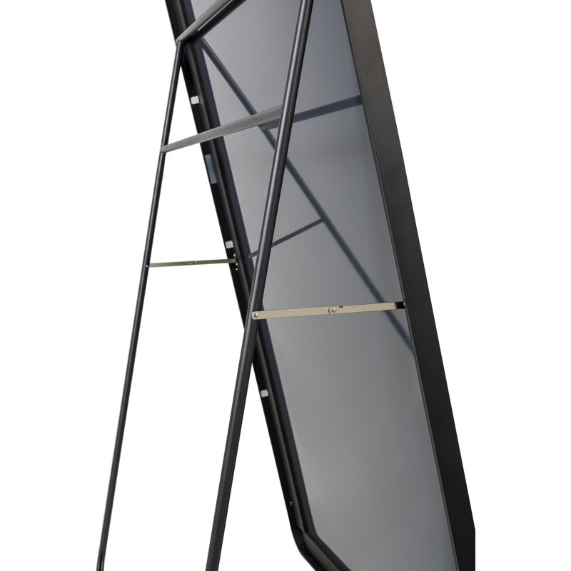 Miroir pleine longueur Destefano Essence, Noir, 65 po x 22 po