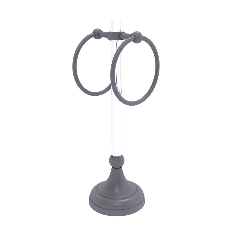 Porte-serviettes de comptoir Jarrell, Gris mat