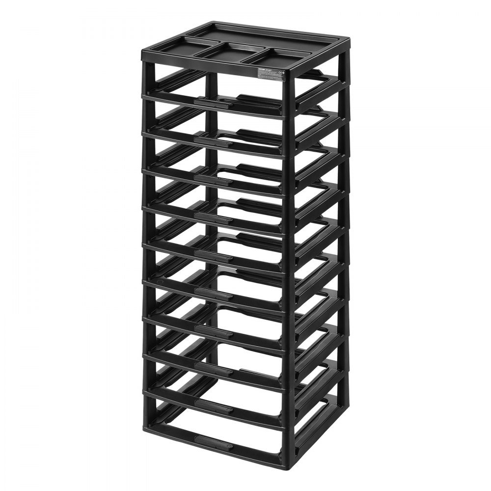 Inbox Zero Plastic Storage Organizer 10-Tier Large Capacity with ...