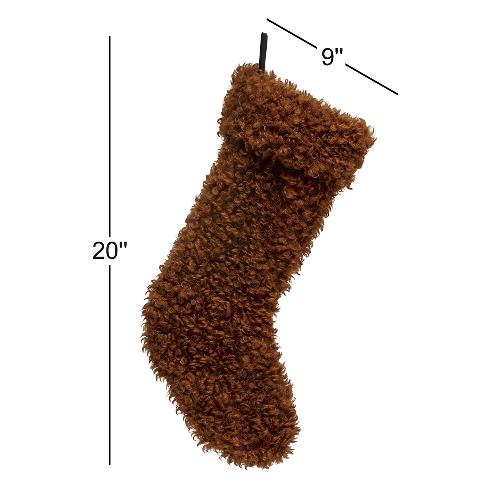 The Holiday Aisle® Stocking, Brown