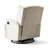 Upholstered Classic Wing Back Manual Handle Swivel Rock Glider Recliner-303197364