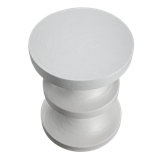 Spiral Occasional Table hand-moulded in Lime Plaster
