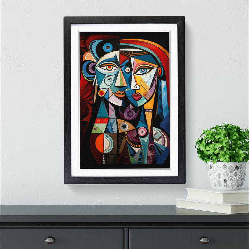 Pablo Picasso Modern No.2 - Framed Print, Black Framed, 64cm H x 46cm W