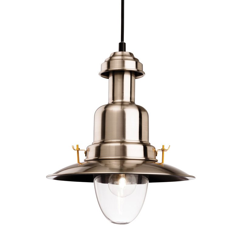 Classic 1 - Light Cone Pendant, Brushed Steel