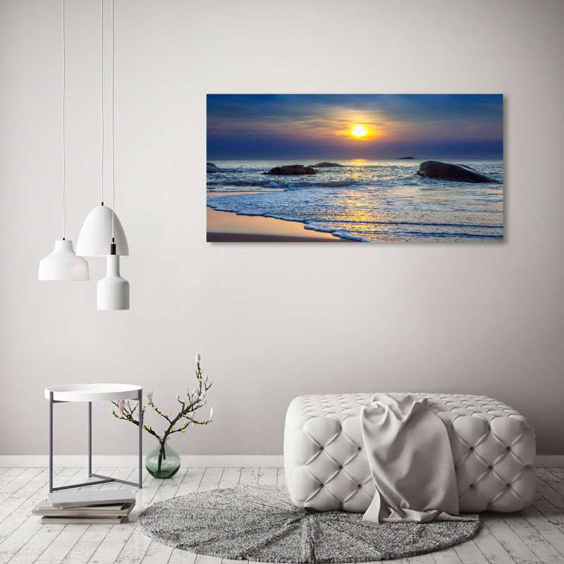 Sunset Sea - Wrapped Canvas Print