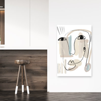 Art mural abstrait contemporain contemporain