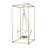 10.2X10.2X21.5" Metal Candle Holder