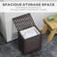 Panier à linge en bambou avec couvercle-632730269