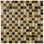 Metal Multi Beige 12-1/4" x 12-1/4" Porcelain Mosaic Tile