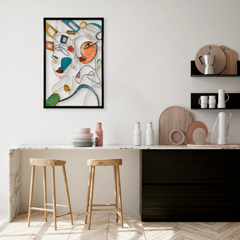 Secret of Colors print on metal