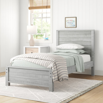 Lit plateforme en bois massif RUSTIC
