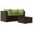 Malalai 2 - Person Patio Conversation Set with Cushions-142548673-138386771