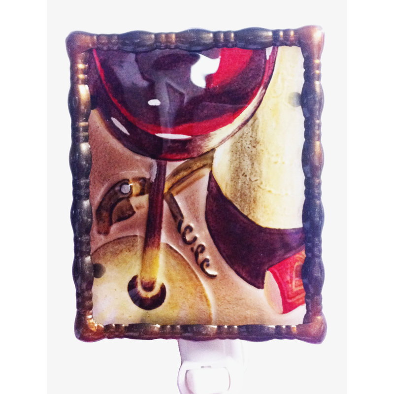 Wine Glass Night Light