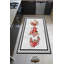 Tapis élégant lavable à la machine, 100% polyester, 70,9 po x 110,2 po | Pois antidérapants en PVC, d'une hauteur de poils de 0,3 po | Conception d'impression 3D numérique, durable et facile d'entretien pour le salon, la chambre à coucher et les espaces de salle à manger-1081249025