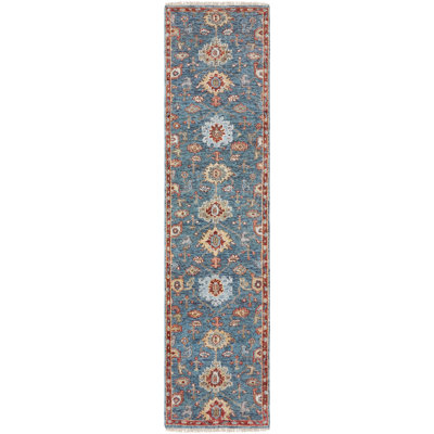 Wool Area Rug in Blue
