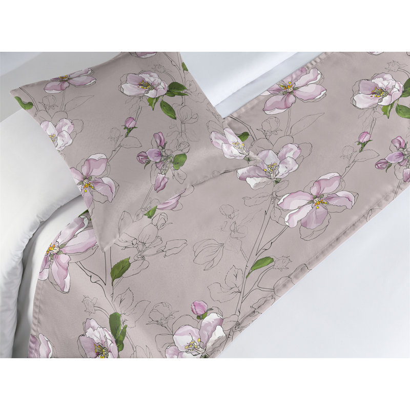 Ensemble de chemin de lit Ambesonne Sakura, Simple
