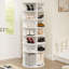 7 porte-chaussures rotatifs, s'organise efficacement, armoire tournante blanche 360, 7, look