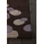 Tapis à petits cercles géométriques en laine touffetée à la main brun, rose et taupe Osteen-121835026-24323859