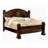 Koi 4 Piece Bedroom Set, Intricate Trim, Post, Cherry Brown Wood-111515090