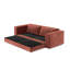 Donatella 4 Seater Velvet Sofa Bed-101948482