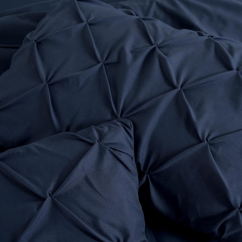 10-Piece Pintuck Bed in a Bag Comforter Set with Sheets and Decorative Pillows, Full Comforter + 9 Additional Pieces