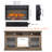 26"Electric Fireplace Insert