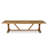 Solid Wood 10-Person Outdoor Dining Table